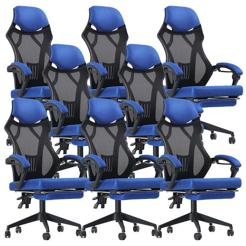 Sedia contemporanea altezza regolabile sedile sedia da ufficio footrest girevole