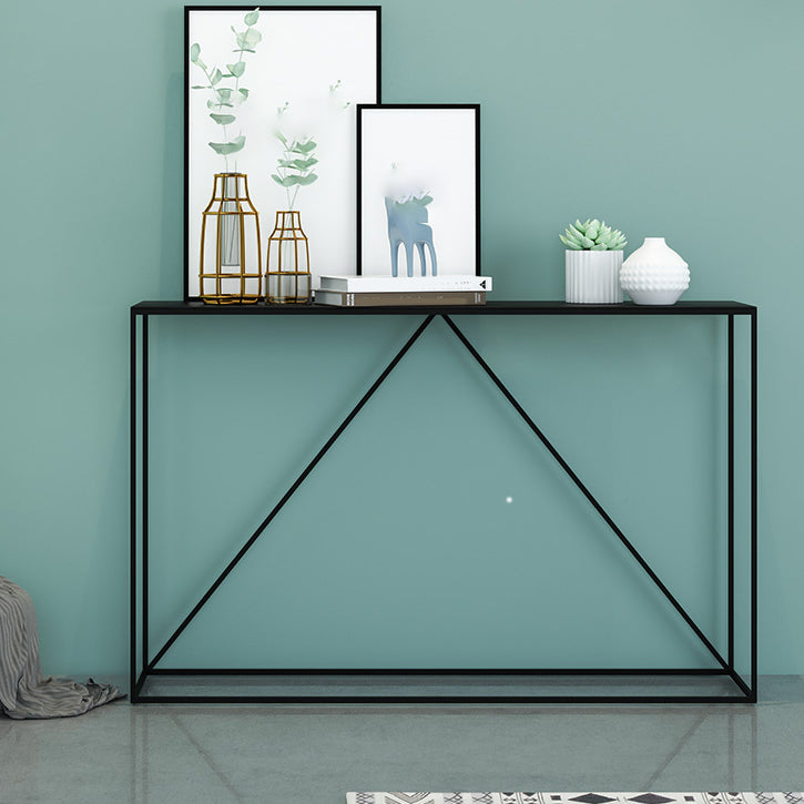 Tabella della console del rettangolo di ferro 29.53 pollici di accento alto per Hall