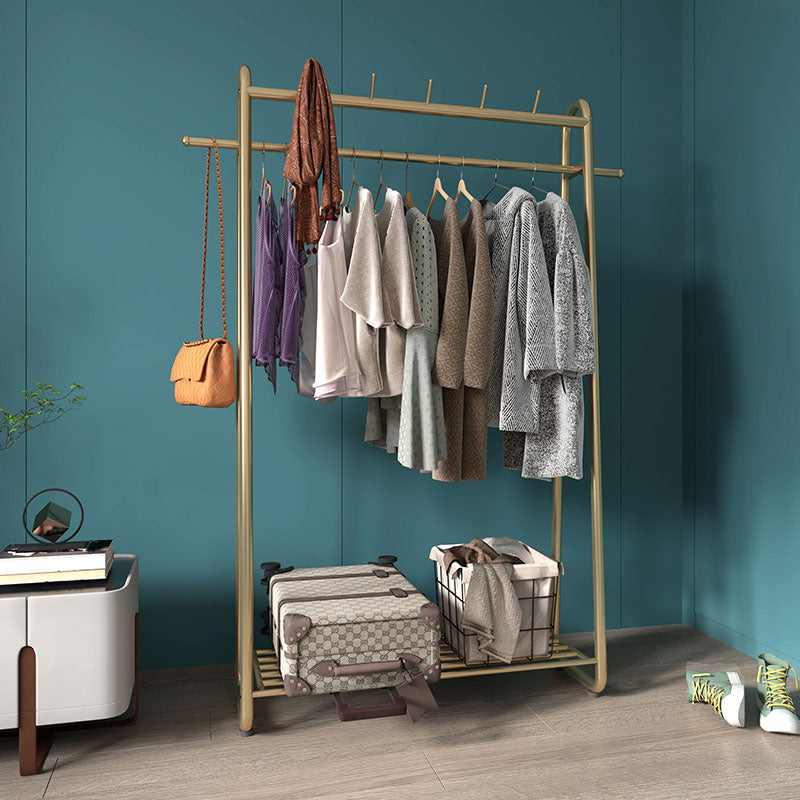 Estante de pelaje industrial Metálico Ganchos independientes Ratch de abrigo para el hogar para el hogar