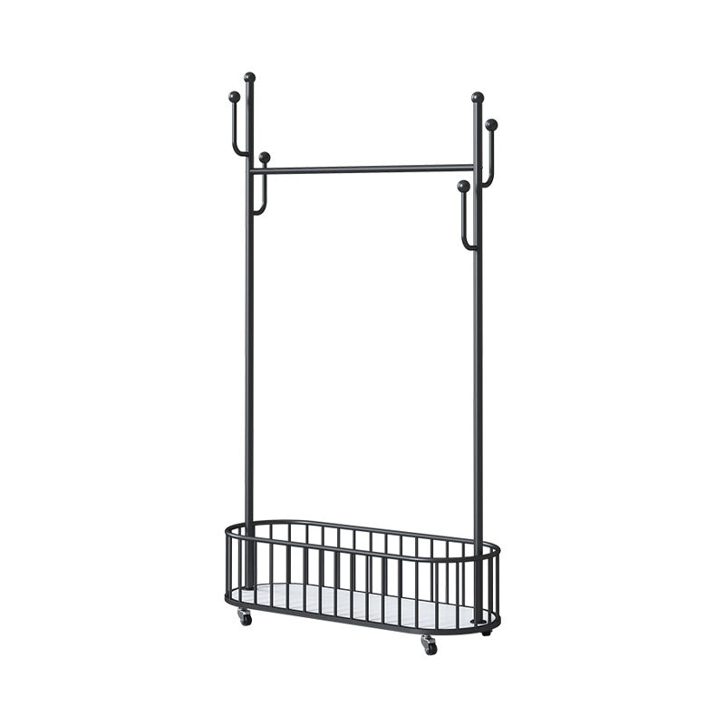 Splendido cestino per cappotti per cappotti in metallo con i casiri