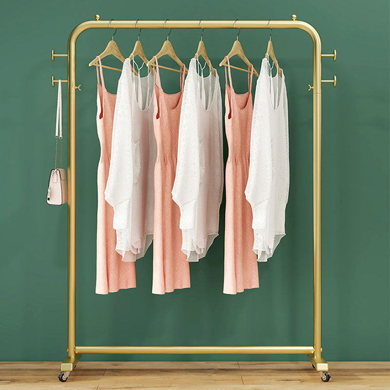 Modern Hall Stand Metal Hanging Rail y 4 ganchos repleto de casillas con castores