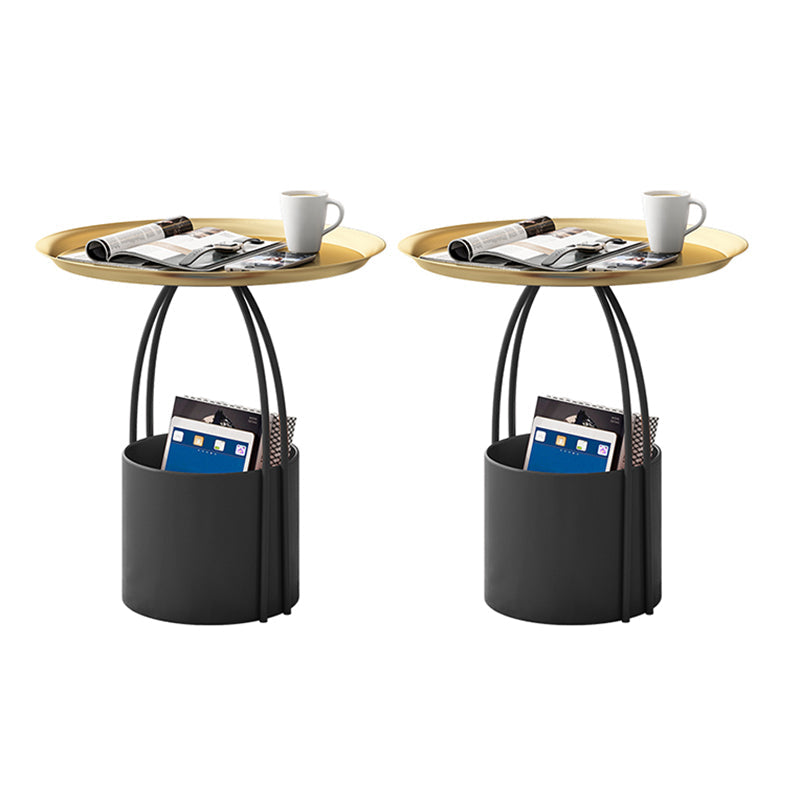 Midden-eeuwse bakba bovenkant Tafel metalen hoektafel voor woonkamer