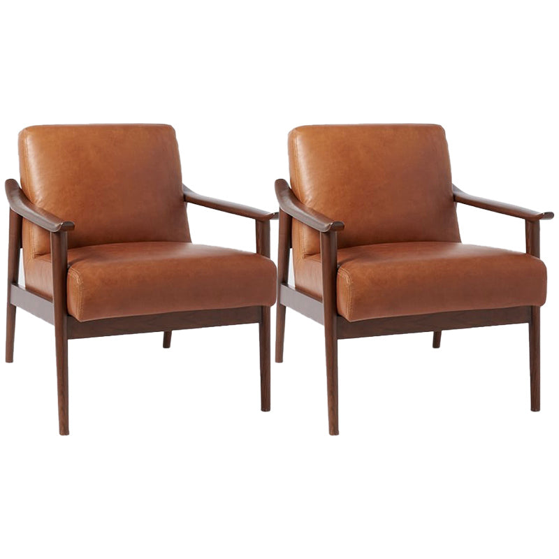 28,74 "fauteuil de fauteuil à bras massif en bois massif avec quatre jambes de base à quatre étapes