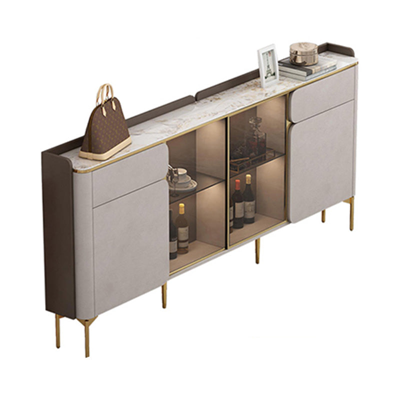 Glam Buffet Sideboard Armabies a buffet con luci a LED per soggiorno