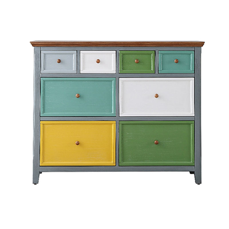 Coastal Storage Chest Manufactured Wood Dresser with 3/5/6/8 Drawers