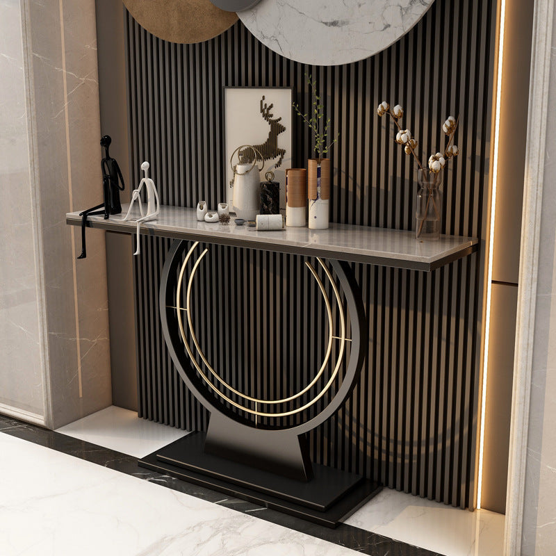 31,5-Zoll hoher Konsolentisch kratzfester Steinakzentisch für die Halle