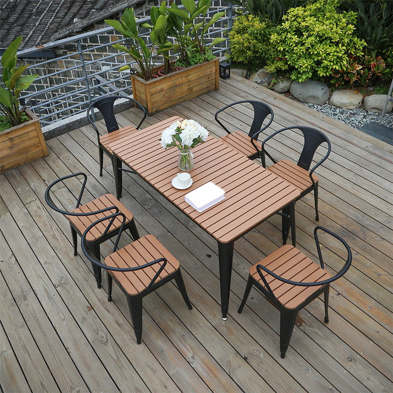 Moderne stijl rechthoekige tafel ingesteld 1/2/5/7 stukken dinerset voor keuken