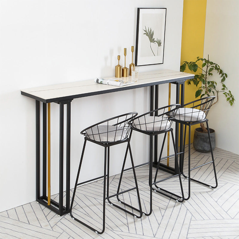 Tavolo da pranzo in pietra sinterizzato industriale per soggiorno da cucina