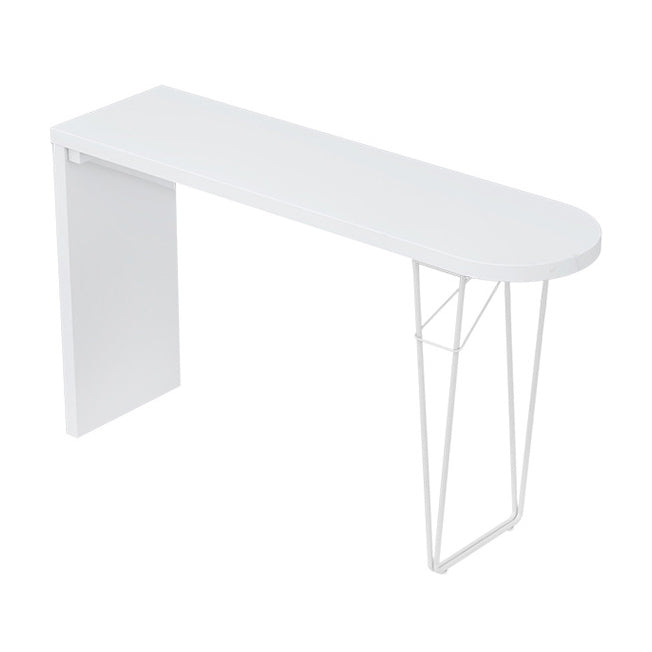 Mesa especializada en la mesa de la barra de madera contemporánea en blanco para interiores