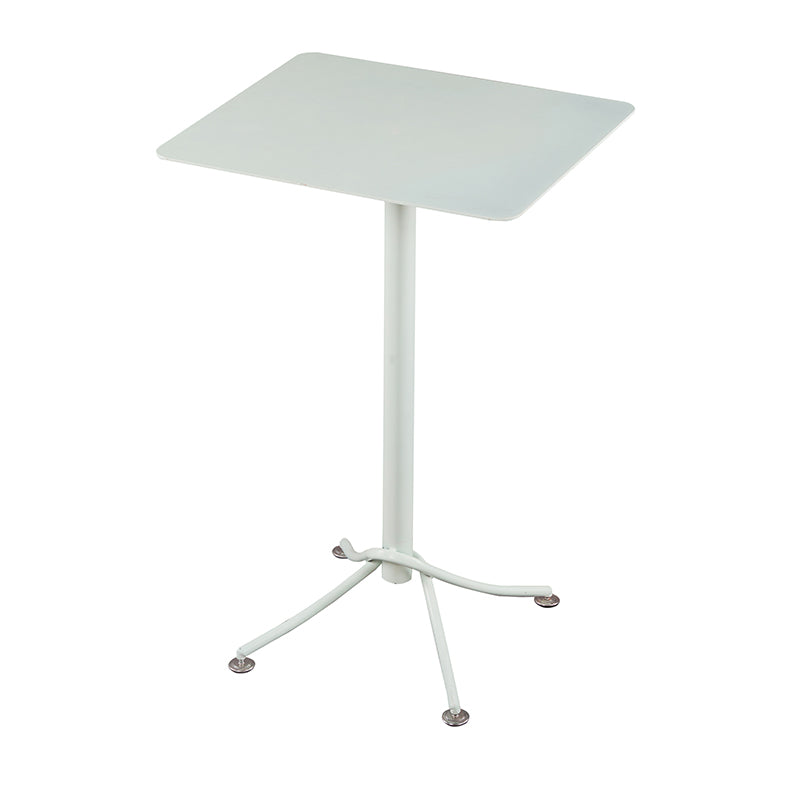 Tavolo da barra a barre a barre interno in metallo con piedistallo con piedistallo