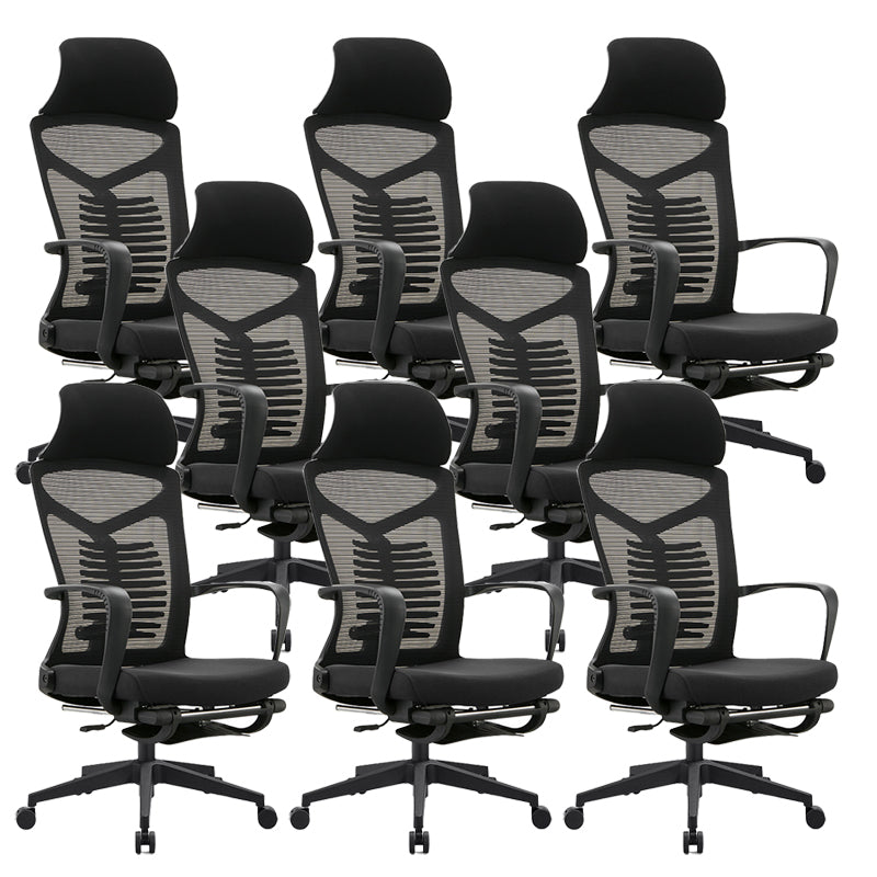 Hoher Back -Office -Stuhl zeitgenössische verstellbare Lendenwirbelseiterschalter Stuhl