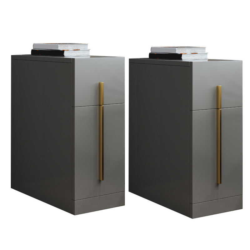 18.9 "de altura Mesa de 2 cortaveras de la madera de madera sólida Mesa Nightsanding