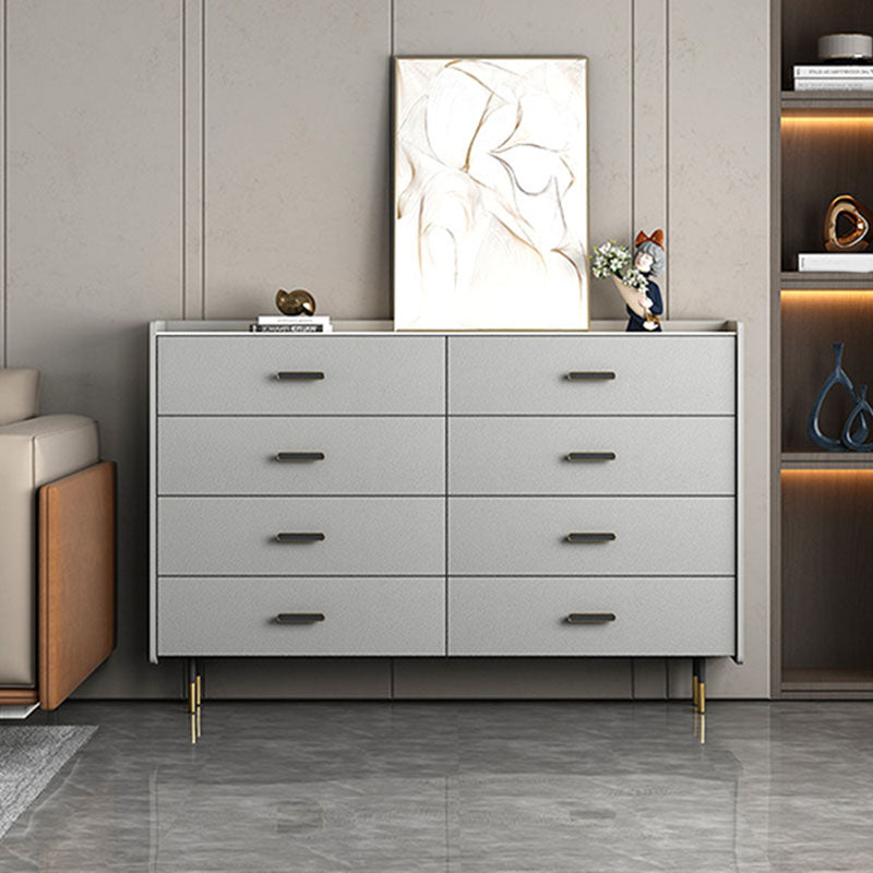 Cassa di stoccaggio di larghezza da 9,75 pollici cassettiera moderna in pietra.