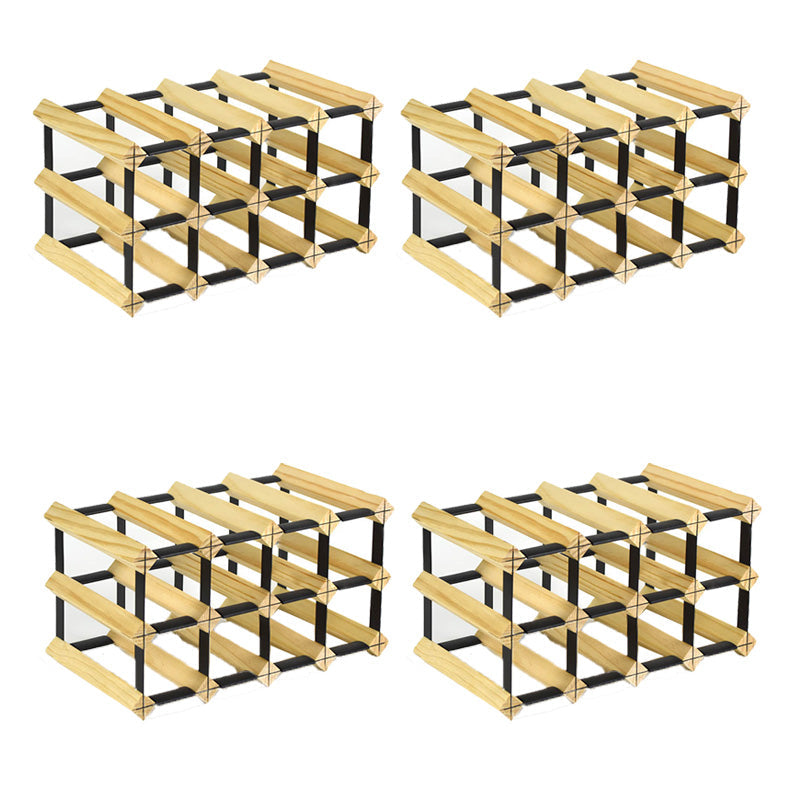 Kiefer Arbeitsplatte Weinflaschenhalter Moderner Flaschenhalter in Naturholz