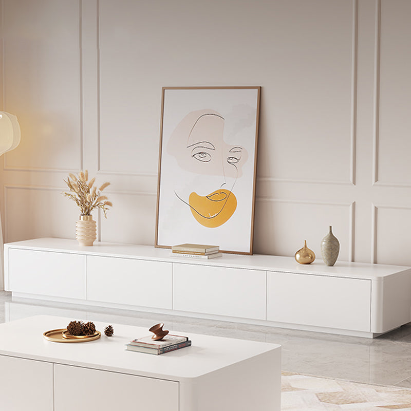 MODERN TV MEDIA TV STAND 16 "W Console TV STOCCHI ALL'ACCOUNT con cassetti