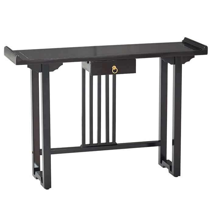 Tabella di accento alto 31,5 pollici da 1 tavolo da console in legno massiccio per sala