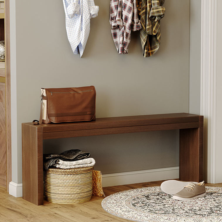 7,9 "Banca di ingresso moderna larga panca in legno massiccio con gambe