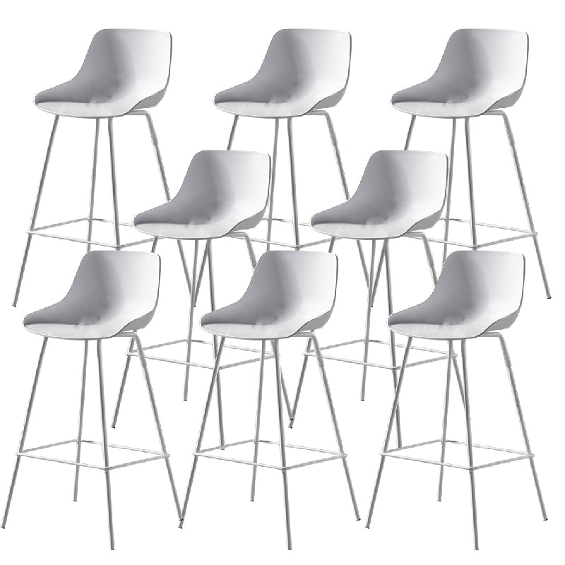 Melktheewinkel voetsteun krukje Noordse stijl matte afwerking metalen barkruk