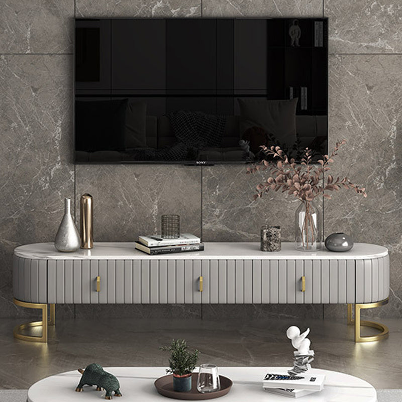 Glam TV Media Media de 16 "W Storage TV de almacenamiento CONSOLA con cajones