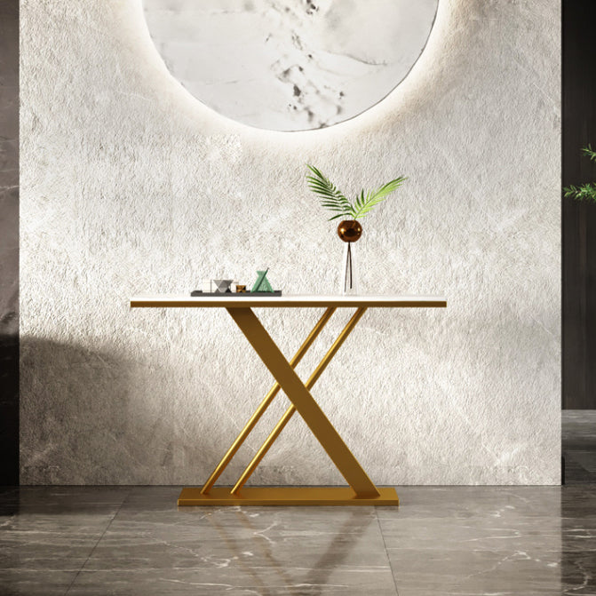 Tavolo di divano console di console antico resistente al graffio glam