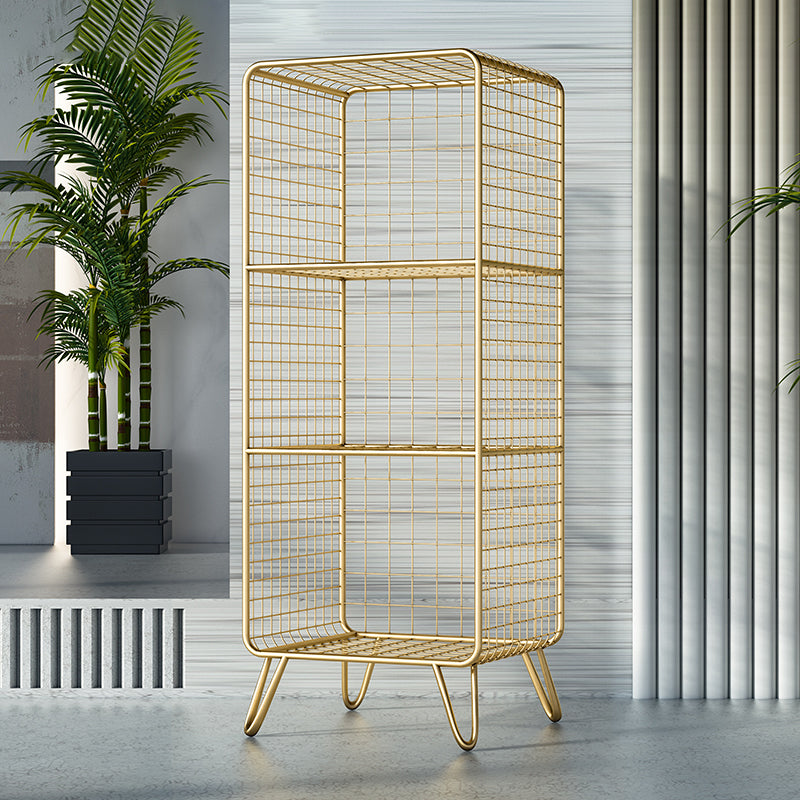 Glam metal boekenplank standaard plank boekenkast voor thuiskantoor 11.8 "W