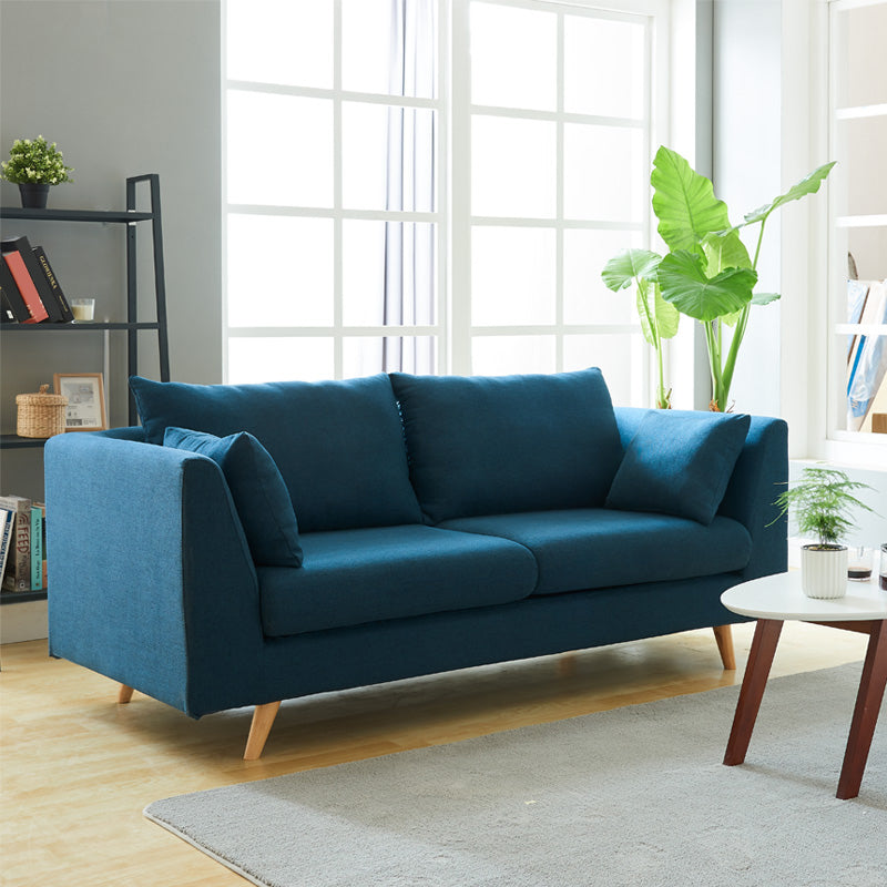 Zeitgenössische Smoking -Arm -Sofa -Kissen Stoff Standard Sitzplätze