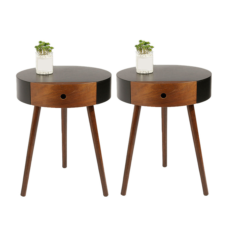 Mesa de mesa de 3 patas Conjunto de mesa de estilo contemporánea Top Table con almacenamiento con almacenamiento