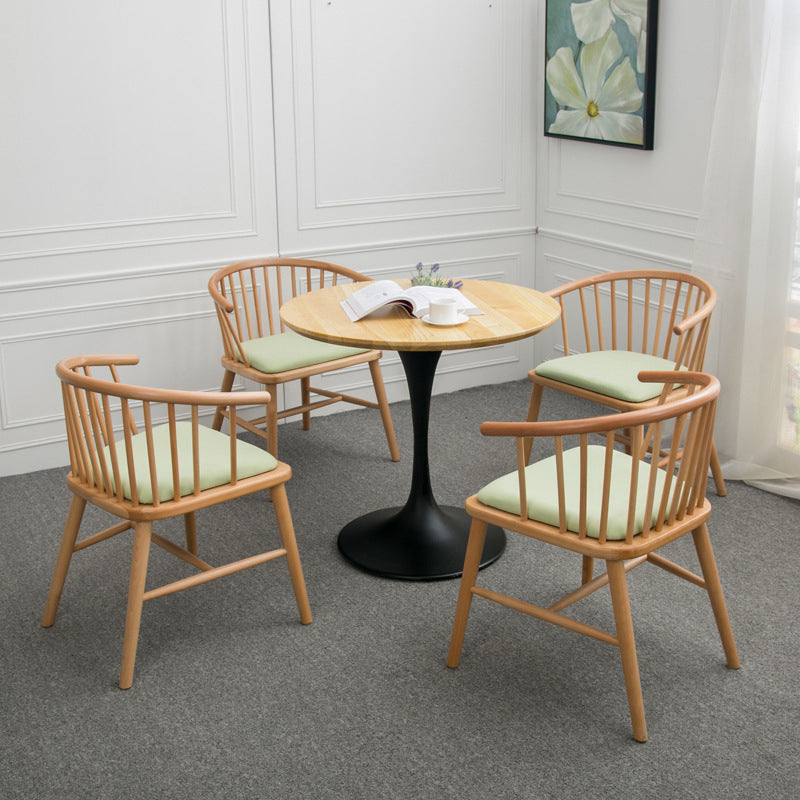 Modern Wood Dining Table Set 1/2/3/5 Pieces Dining Set for Home Use