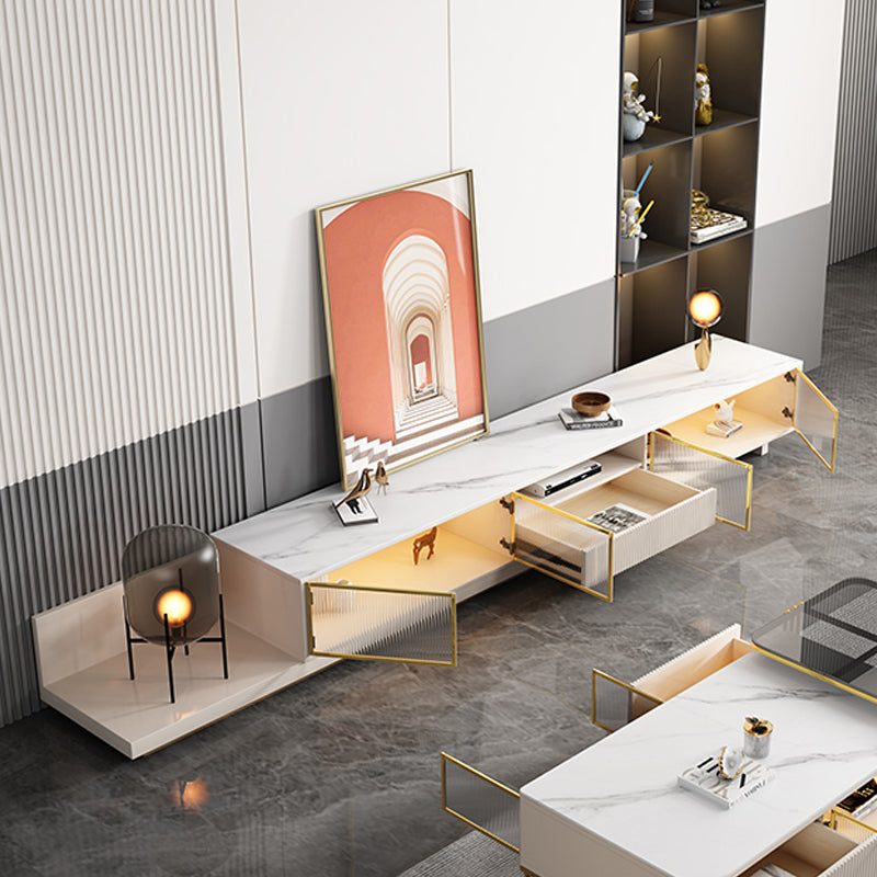 Consola de medios contemporánea Stand TV STAND STAND con cajón