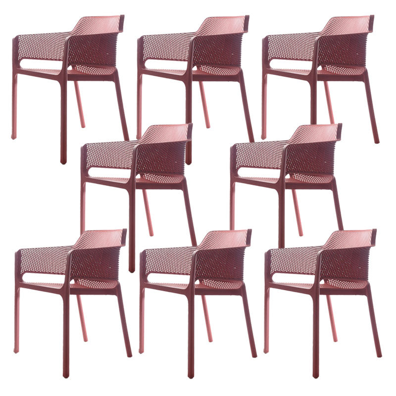 Chaise de restauration de cuisine contemporaine fauteuil en plastique