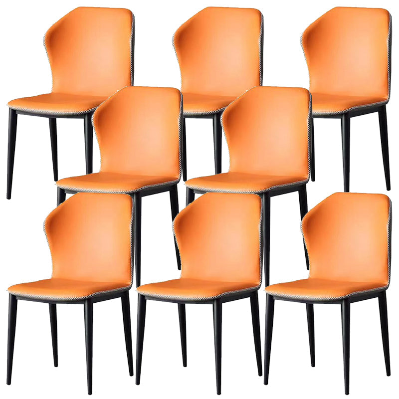 Industriële metalen eetkamerstoel PU Leer eetkamerstoel voor restaurantgebruik
