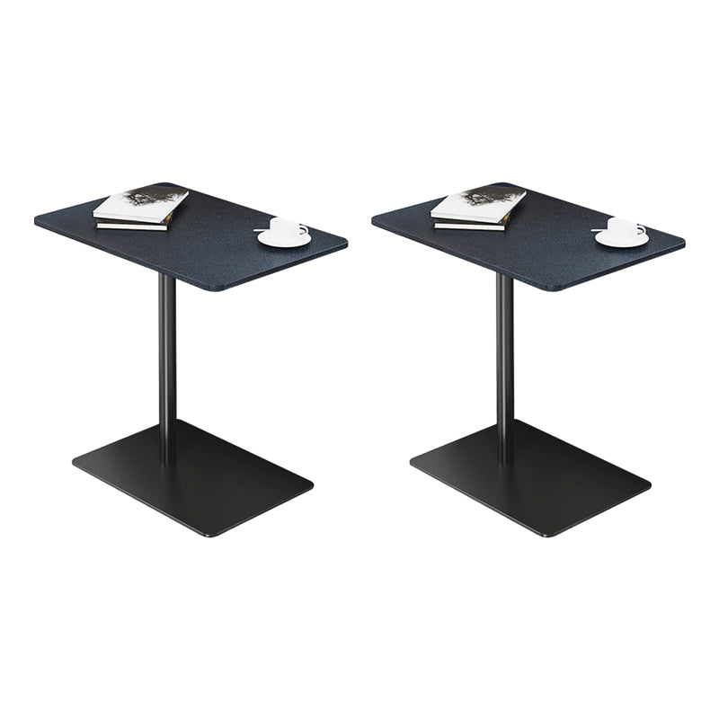 Modern Wood Side End Table Minimalist Rectangular Corner Table