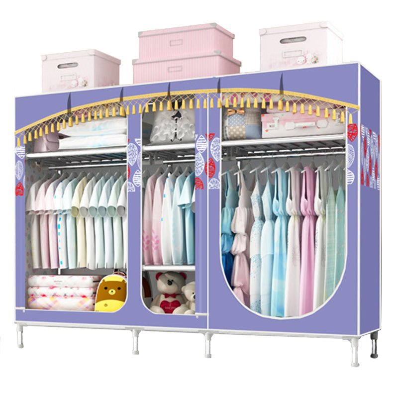 Armario de vestuario de 3 puertas de acero de estilo contemporáneo con piernas