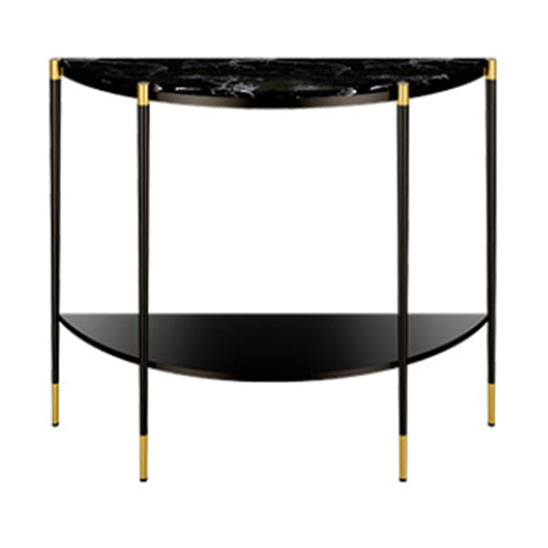 Tavolo di accento della console contemporanea con console di divani a mezza luna antico