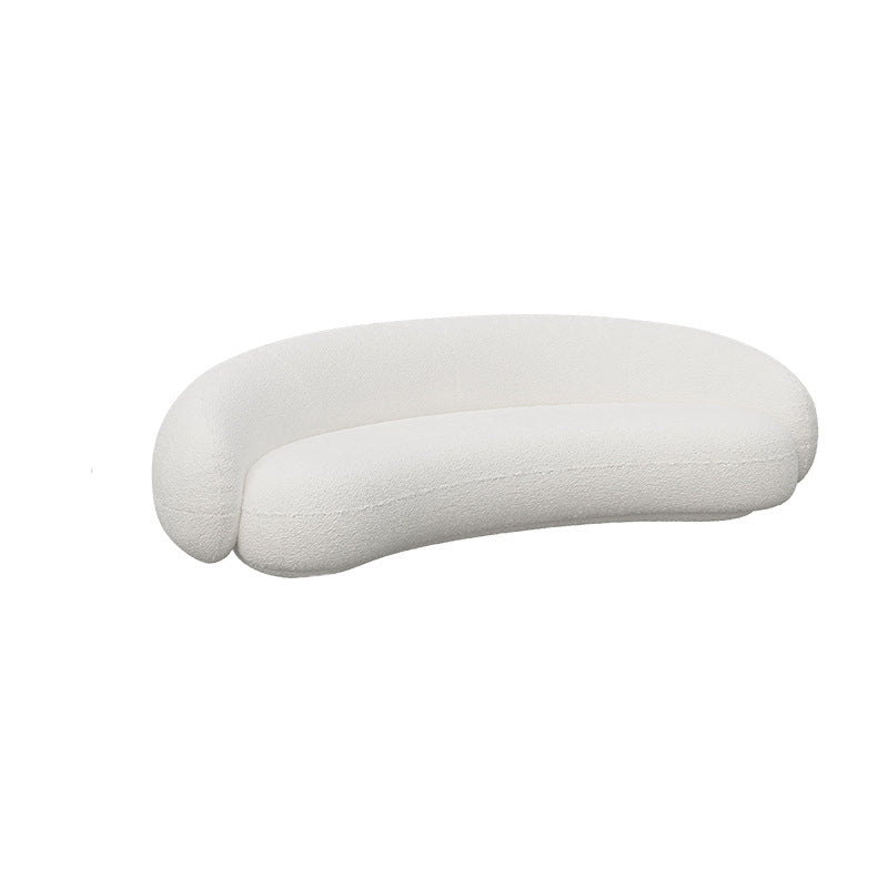 Zeitgenössischer, abgerissener Arm geschwungener Sofa Rückengewebesofa