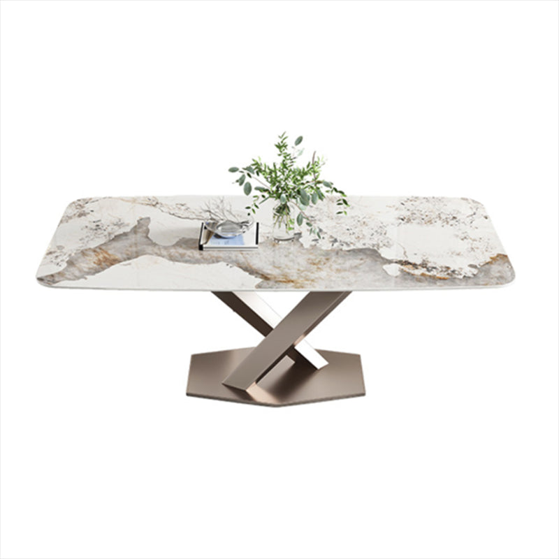 Luxe gesinterde stenen keukentafel rechthoek Home keukenbureau