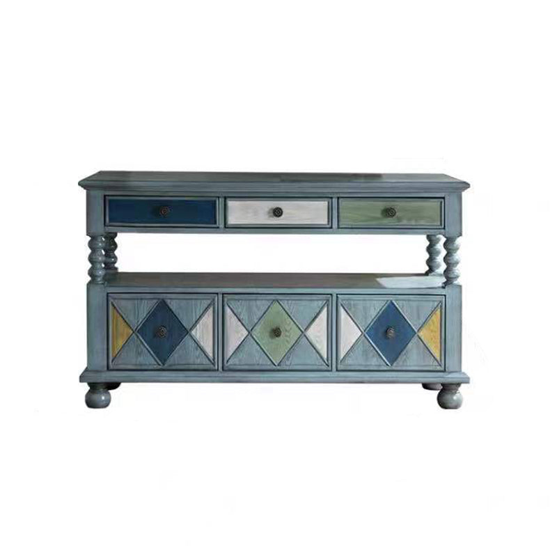 Farmhouse Wooden Sideboard Cabinet Sideboard di casa con cassetti