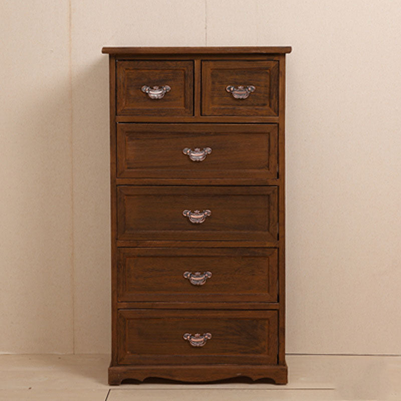 Camera da letto nautica da 12 "torace largo petto in legno verticale con cassetti