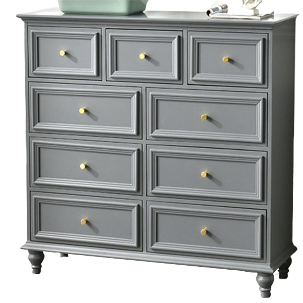 Contemporary 13.7" Wide Storage Chest 6 Soft-Close Drawers Chest 39"L x 14"W x 39"H Grey Clearhalo 'Bedroom Furniture' 'Dressers & Chests' 'dressers_chests' 'furn' 'furn_dressers_chests' 'Furniture' 6182975