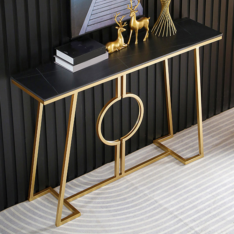 Tabla de acento de consola moderna Tabla de sofá de acabado antiguo