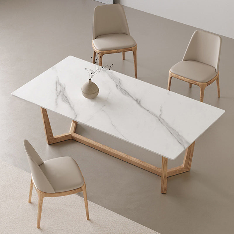 1/2/3/4 pièces meubles de salle à manger Ensemble de chaises de pierre et de bras frittées modernes