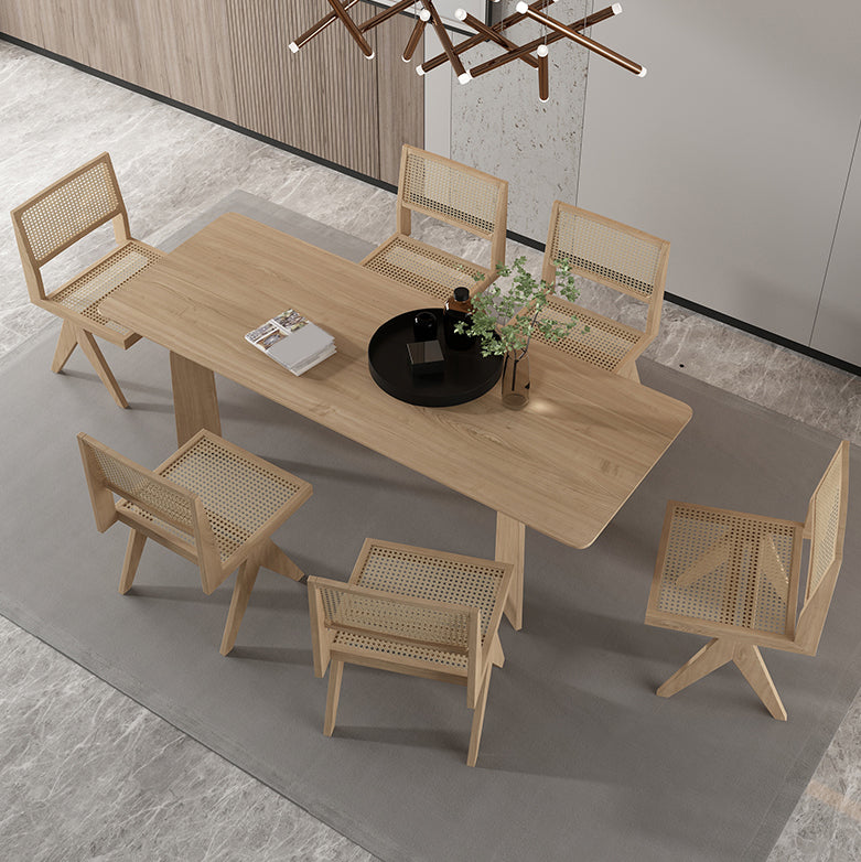 Salle de salle à manger rectangle