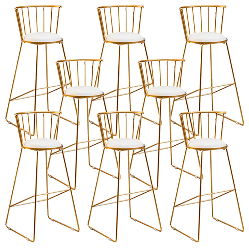 Style contemporain Metalless Bar-Bar Bar Pu Leather Count-Bar Tabouret pour cuisine