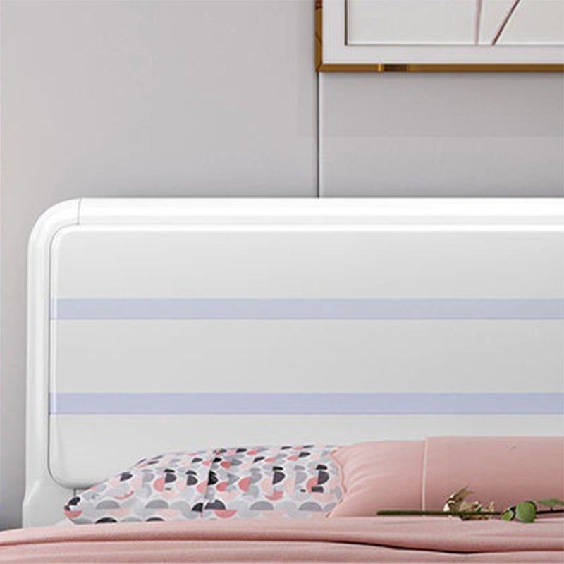 Letto standard di legno contemporaneo, cornice del letto rettangolare del pannello