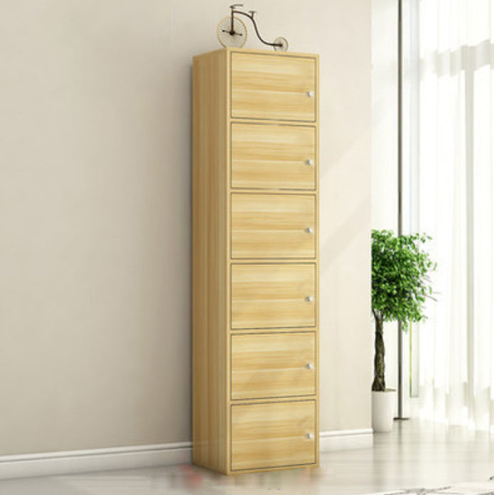 Armoire de rangement en faux bois moderne finition mate Armoire non en bois moderne avec portes à charnière