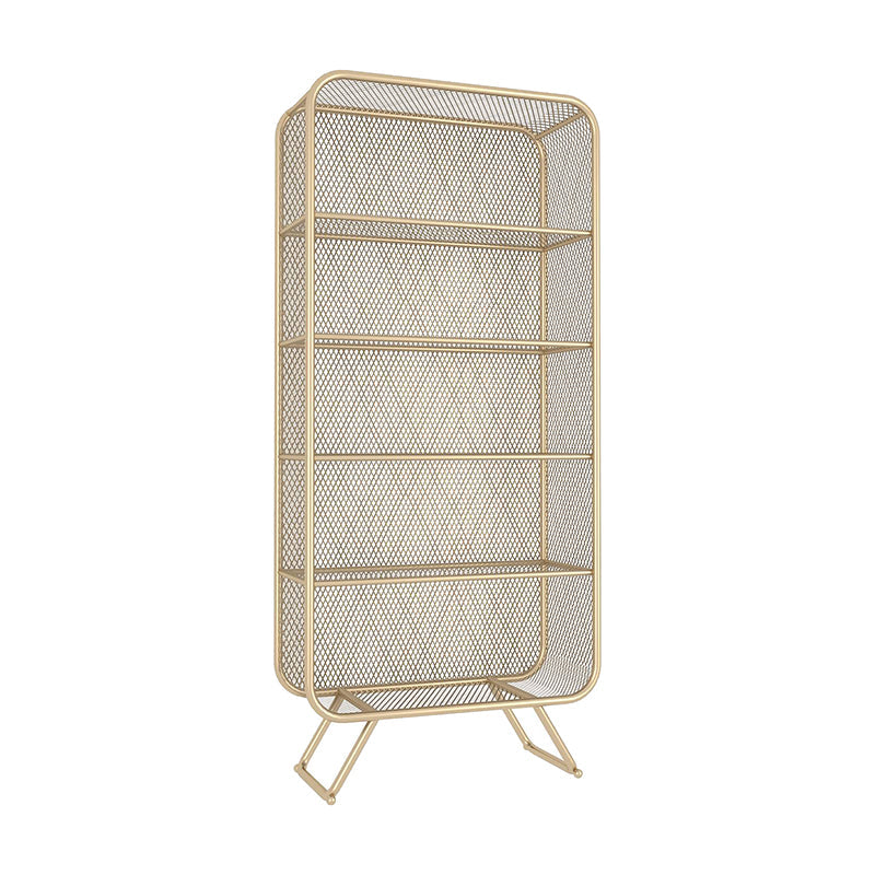 Estantería de estantería de metal contemporánea estantería estándar para sala de estudio