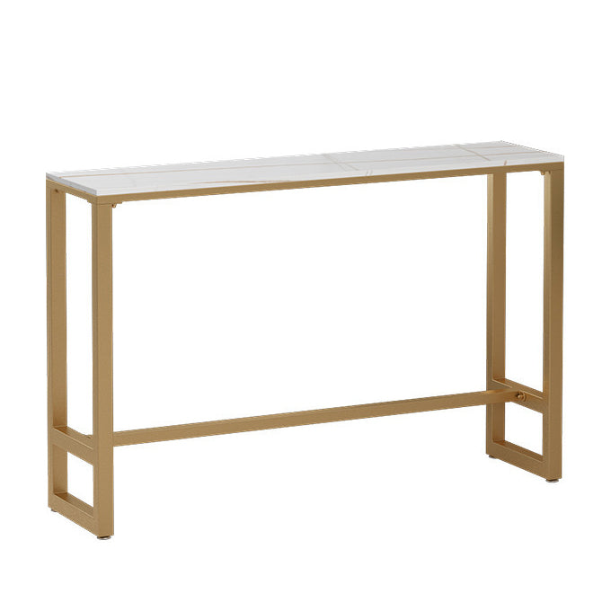 Sintered Stone Bar Table Modern Dining Table for Kitchen Living Room Coffee Room White Without Chairs Clearhalo 'Bar Furniture' 'Bar Tables' 'bar_tables' 'furn' 'furn_bar_tables' 'Furniture' 'Kitchen & Dining Furniture' 6206171