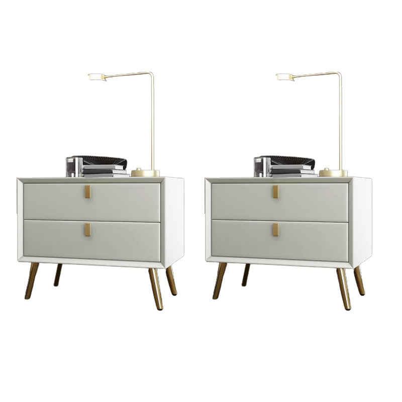 Table de nuit de rangement de tiroir moderne Faux table de chevet pour chambre à coucher