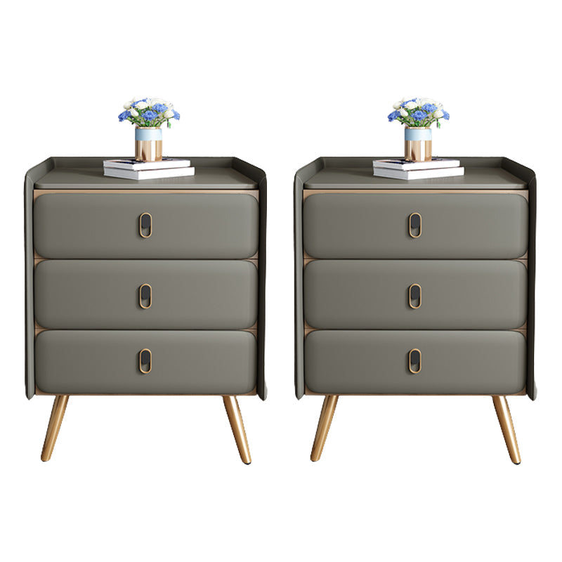 Solid Wood Bedside Cabinet Modern Bed Nightstand with 3 Drawers Navy 2 Piece Set Clearhalo 'Bedroom Furniture' 'furn' 'furn_night_stand' 'Furniture' 'night_stand' 'Nightstands' 6207477
