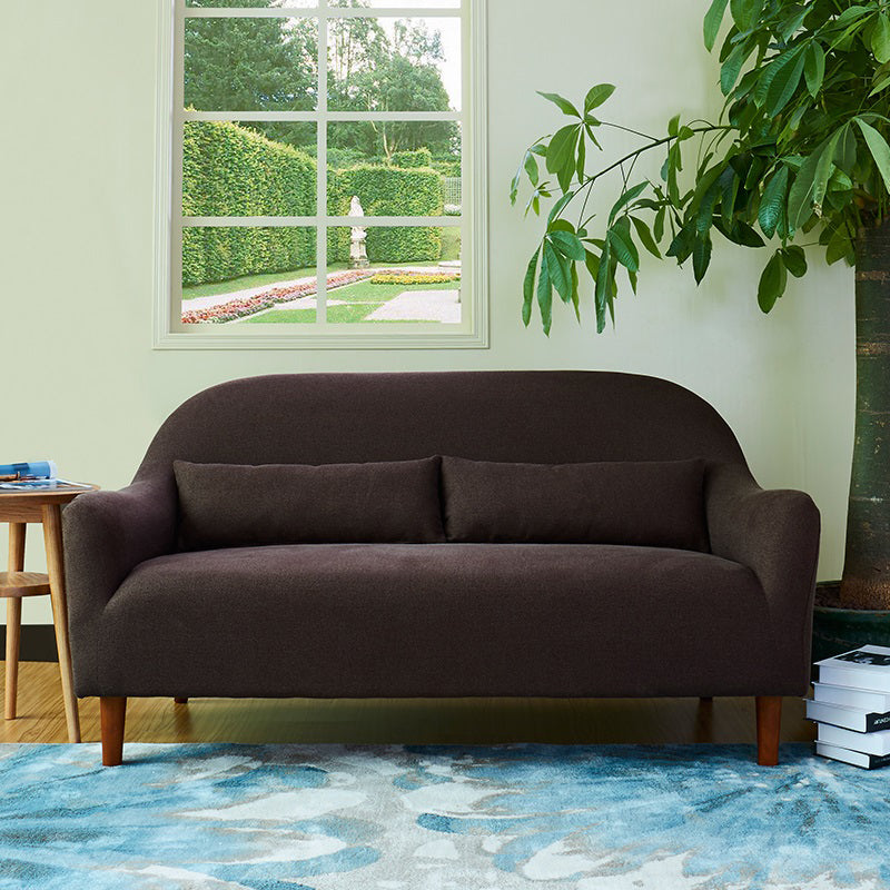 Courette contemporaine à 2 places 31,88 "H CAUTEAUX ÉLEVÉ MÉLANGE DE COTTON